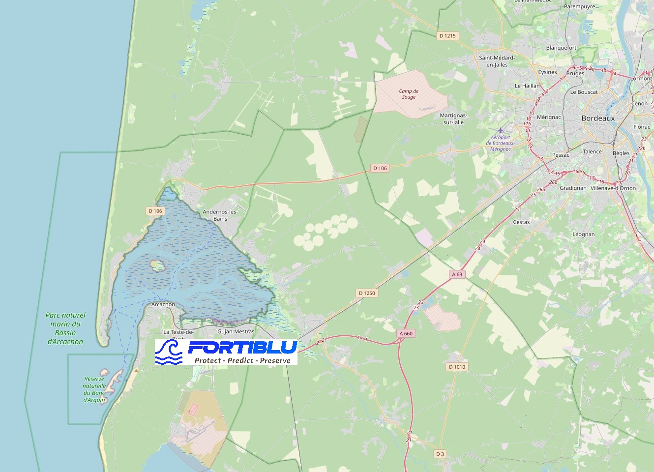 Map data from OpenStreetMap